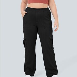 HALARA Brand New Black Straight Leg Cargo Pants